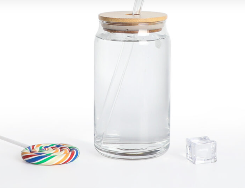 oopsie Ghost Heart Glitter Cup