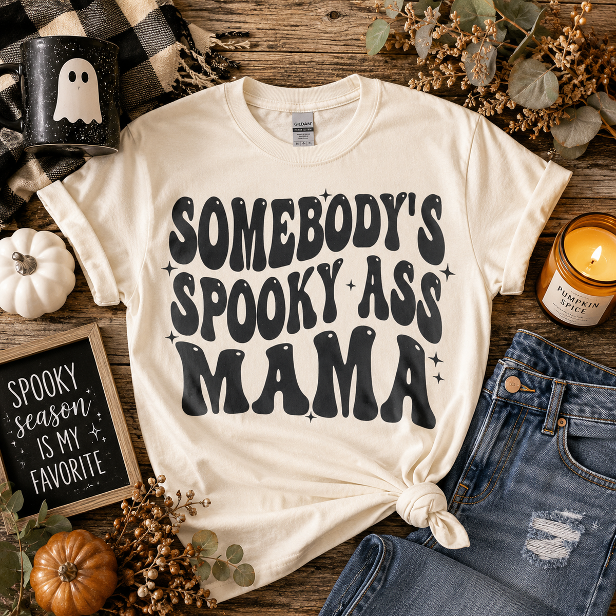 Somebodys Spooky Mama Tee