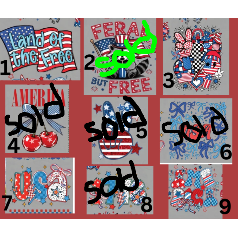 4th of July Tees