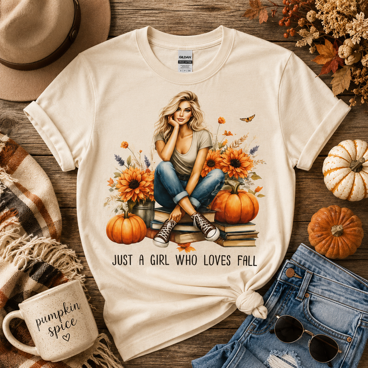 Just a girl who loves fall Tee