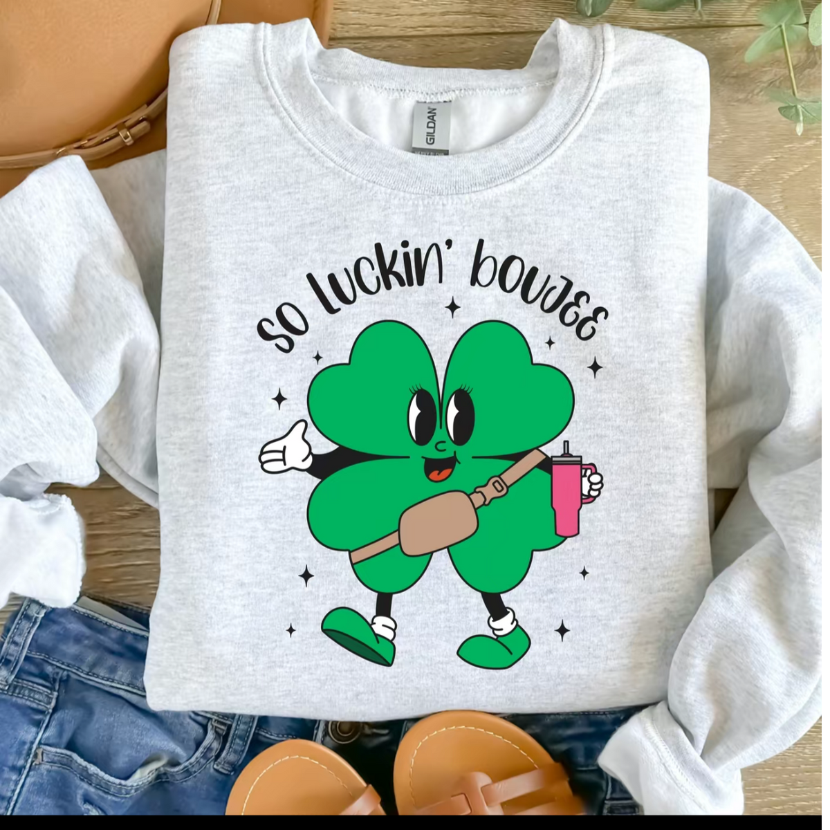 so luckin boujee sweater