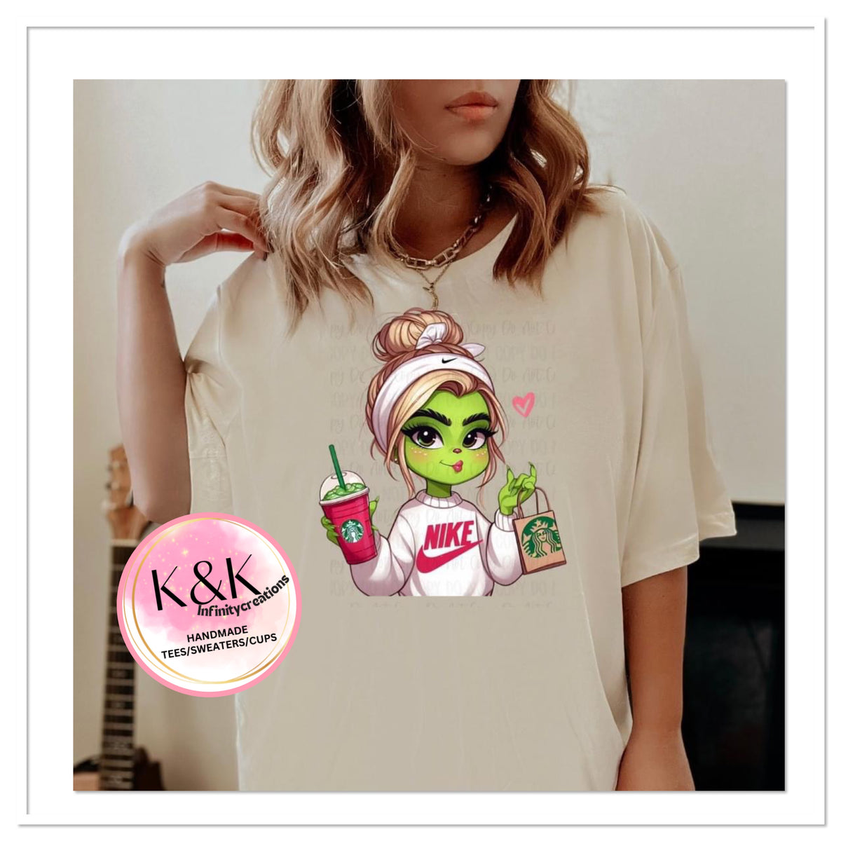 Green Girl Swoosh Tee