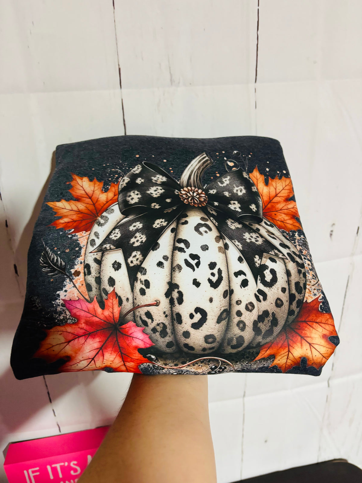 Cheetah Pumpkin Sweater