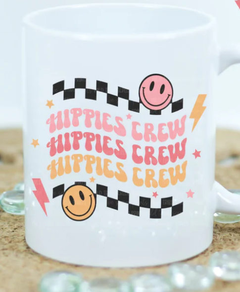 HIPPIES CREW MUG/GLASS  CUP