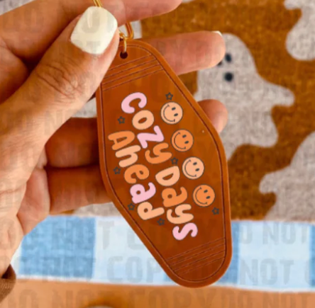 CROZY DAYS AHEAD KEY CHAIN