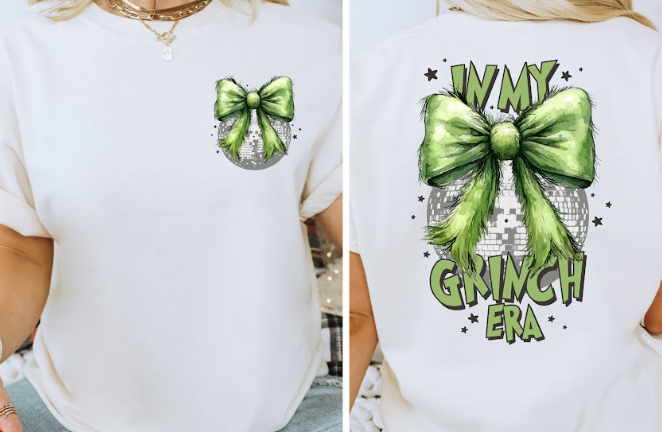 Front/Back in my grinch Era Tee