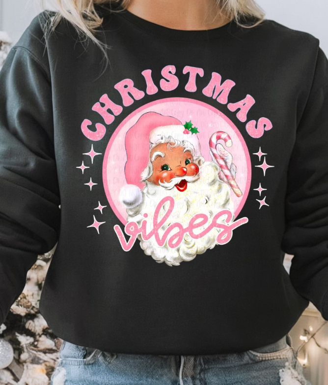 Pink Christmas Vibes sweater