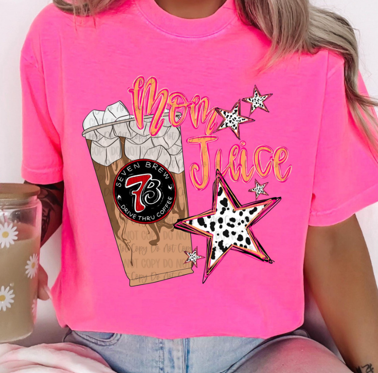 Mom Juice Comfort Colors Tee