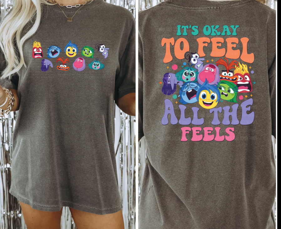 Its Ok TO Feel Front/Back