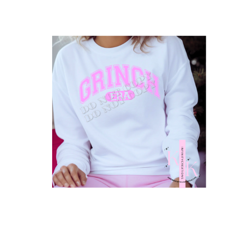 PINK GRINCH ERA SWEATER
