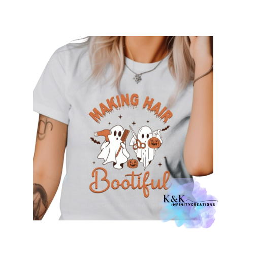 MAKING HAIR BOOTIFUL GHOST TEE
